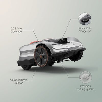 X7 Wireless AI Robot Lawn Mower L 0.75 Acre