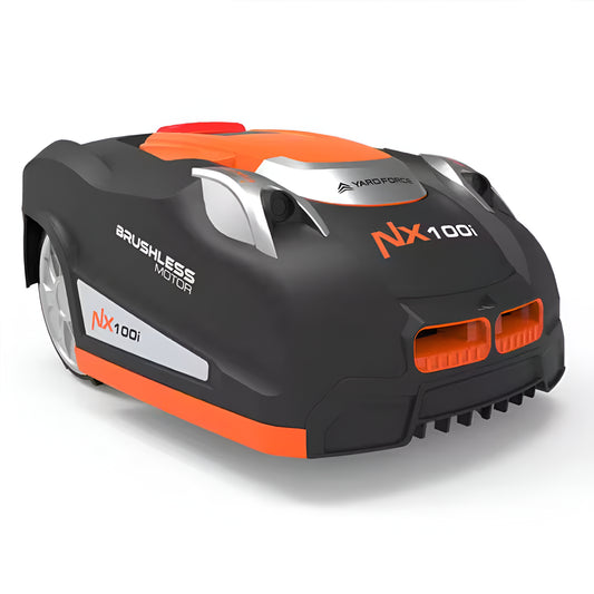 28-Volt 7 In. Robot Lawn Mower, Brushless Wheel Motors, Cloudhawk App and Wifi Control, 1/3 Acre