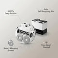 Robot Aspiradora Tuya Floor Cleaning Robot 5000Pa Rotary Smart Robot Vacuum Cleaner with Self-Emptying Dustbin Mopping Function