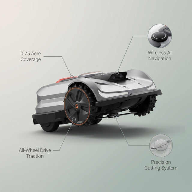 X7 Wireless AI Robot Lawn Mower L 0.75 Acre — Lifestyle