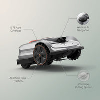 X7 Wireless AI Robot Lawn Mower L 0.75 Acre — Lifestyle