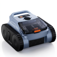 Robotic Pool Vacuum, Cordless Pool Vacuum Robot for above Ground and Inground Pools Wall Floor Waterline Cleaning — Studio Shot